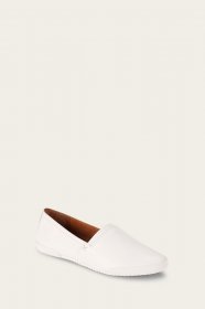 Frye Melanie Slip On - White Frye Melanie Slip On - White