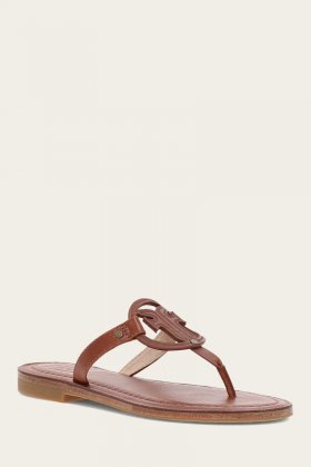 Frye Taylor Logo Sandal - Cinnamon Frye Taylor Logo Sandal - Cinnamon